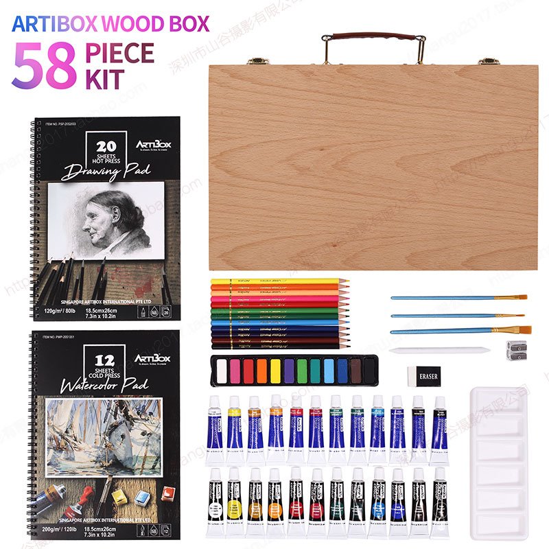 Deluxe Art Set - 60 Pieces - Image 2