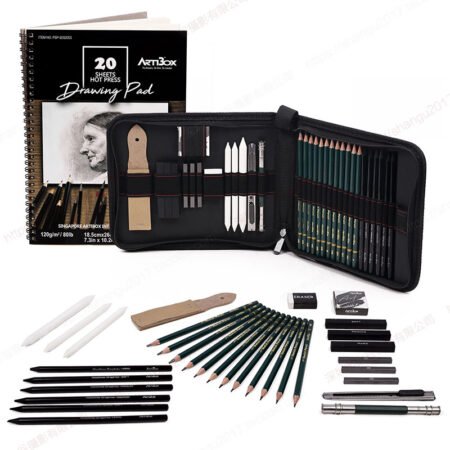 Professional Sketching Kit - 35 Pieces