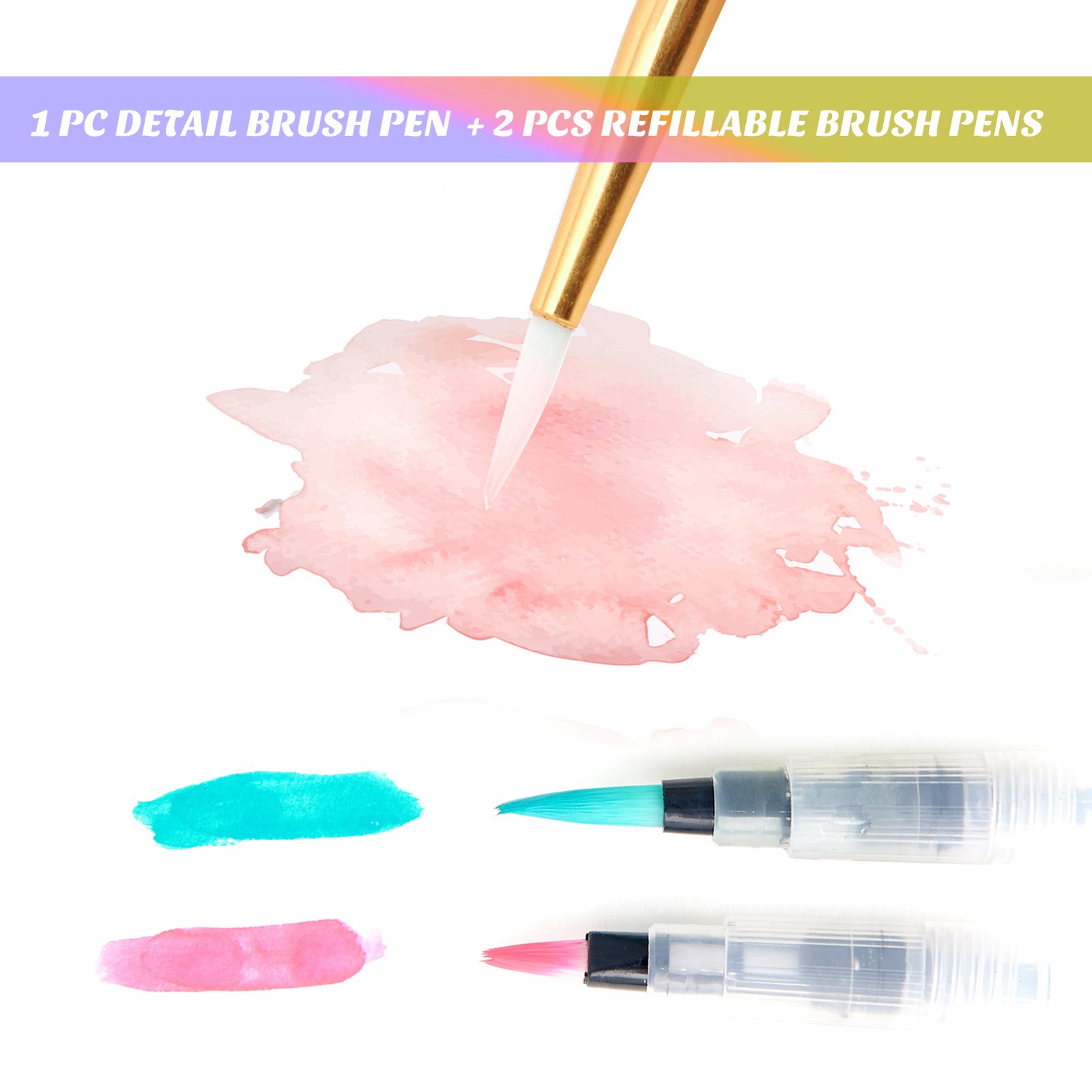 Watercolor set for Beginner - 24 Assorted Vibrant Colors - Image 6