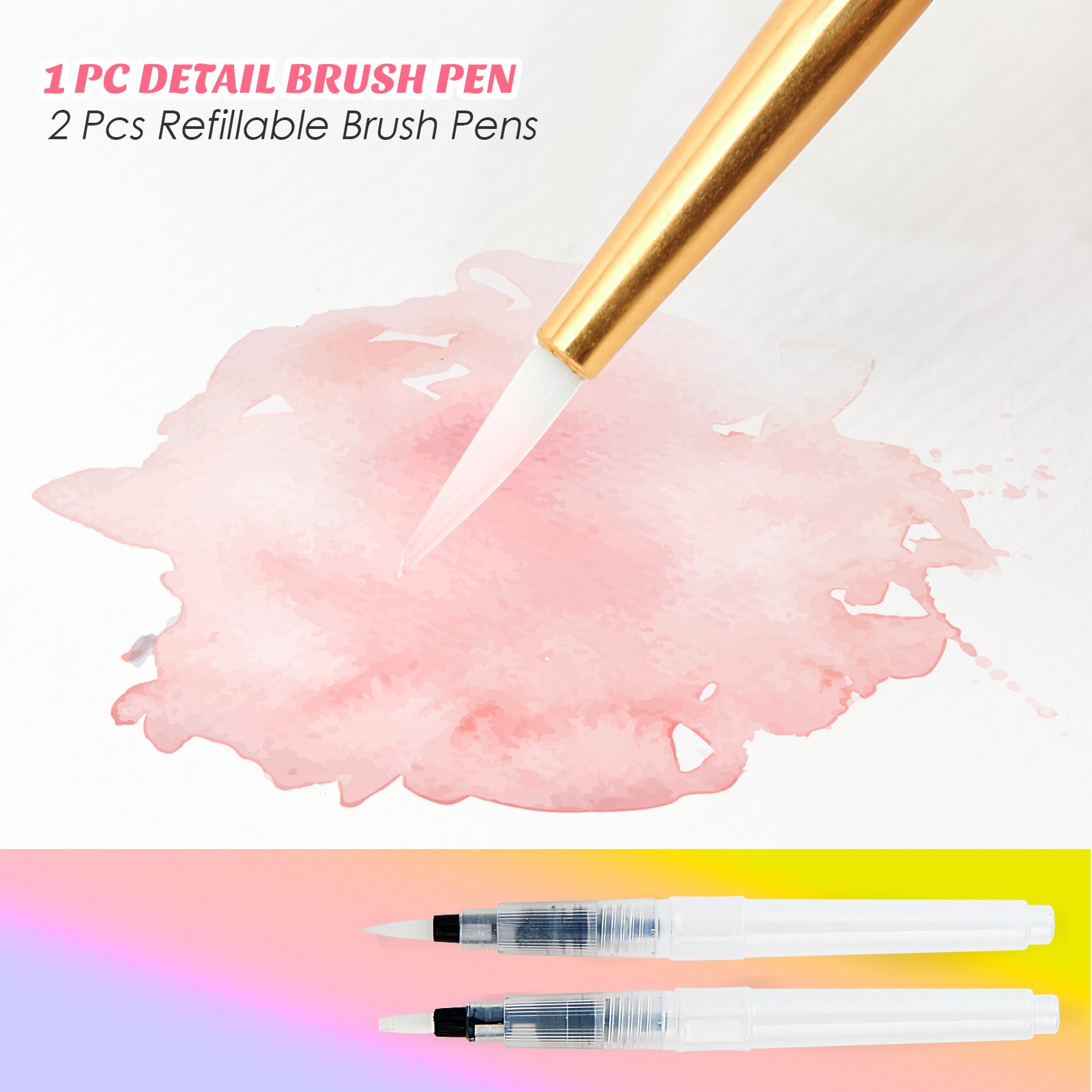 Watercolor set for Beginner - 24 Assorted Vibrant Colors - Image 5